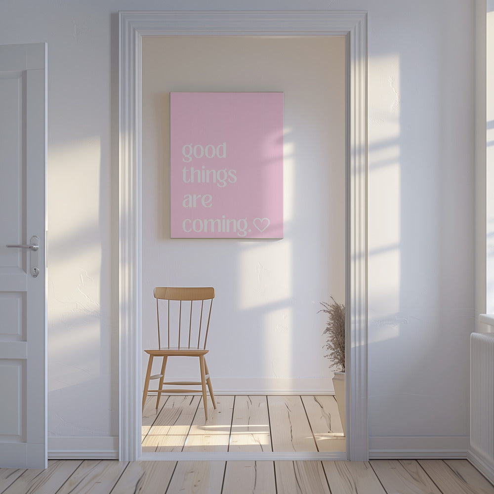 Hopeful Pink Breeze | Canvas