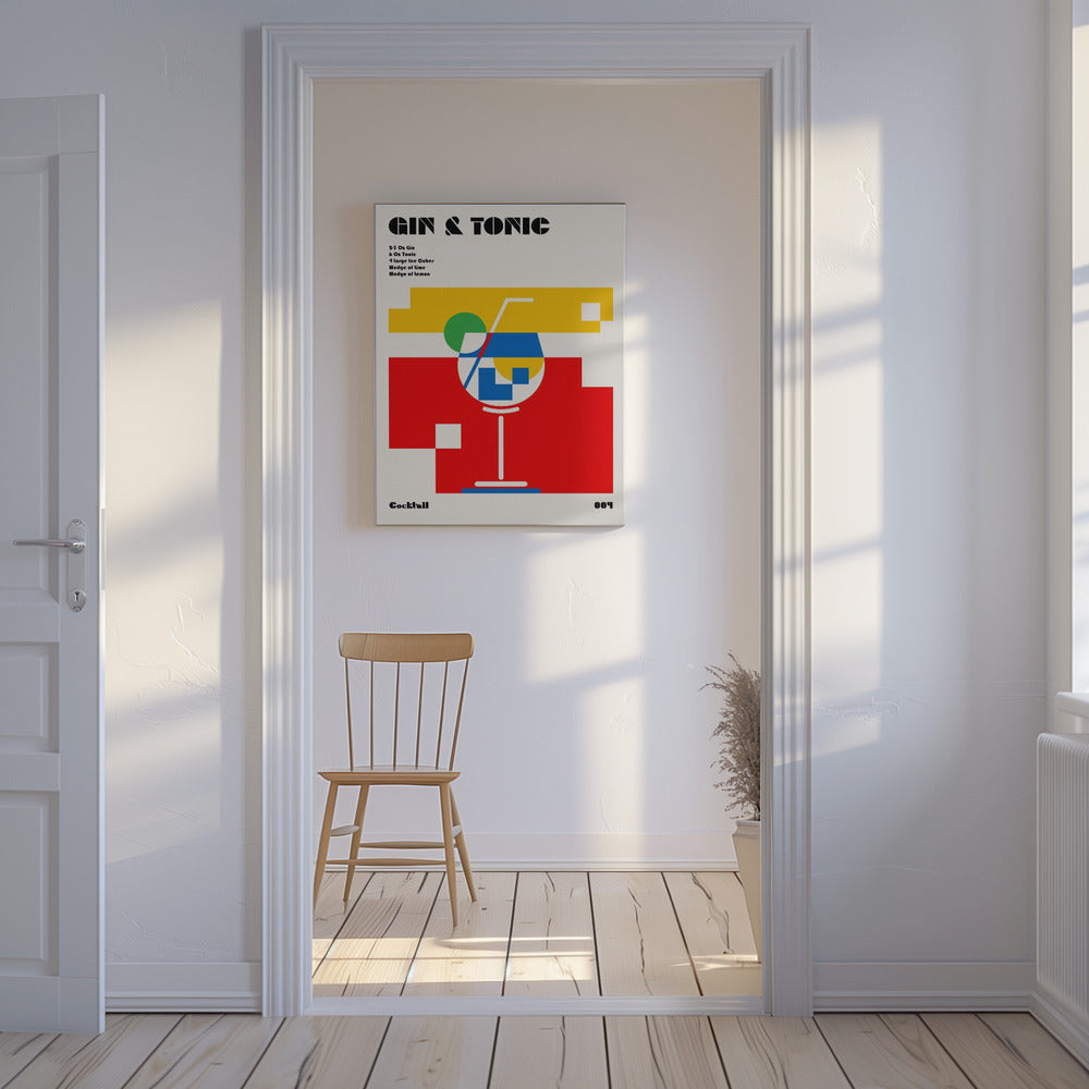 Gin & Tonic Bauhaus Cocktail | Canvas