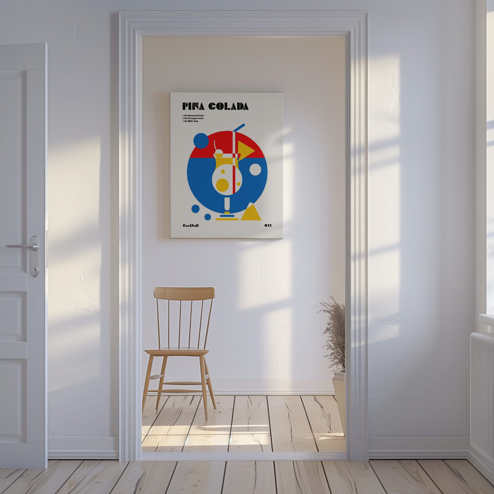 Pina Colada Bauhaus Cocktail | Canvas