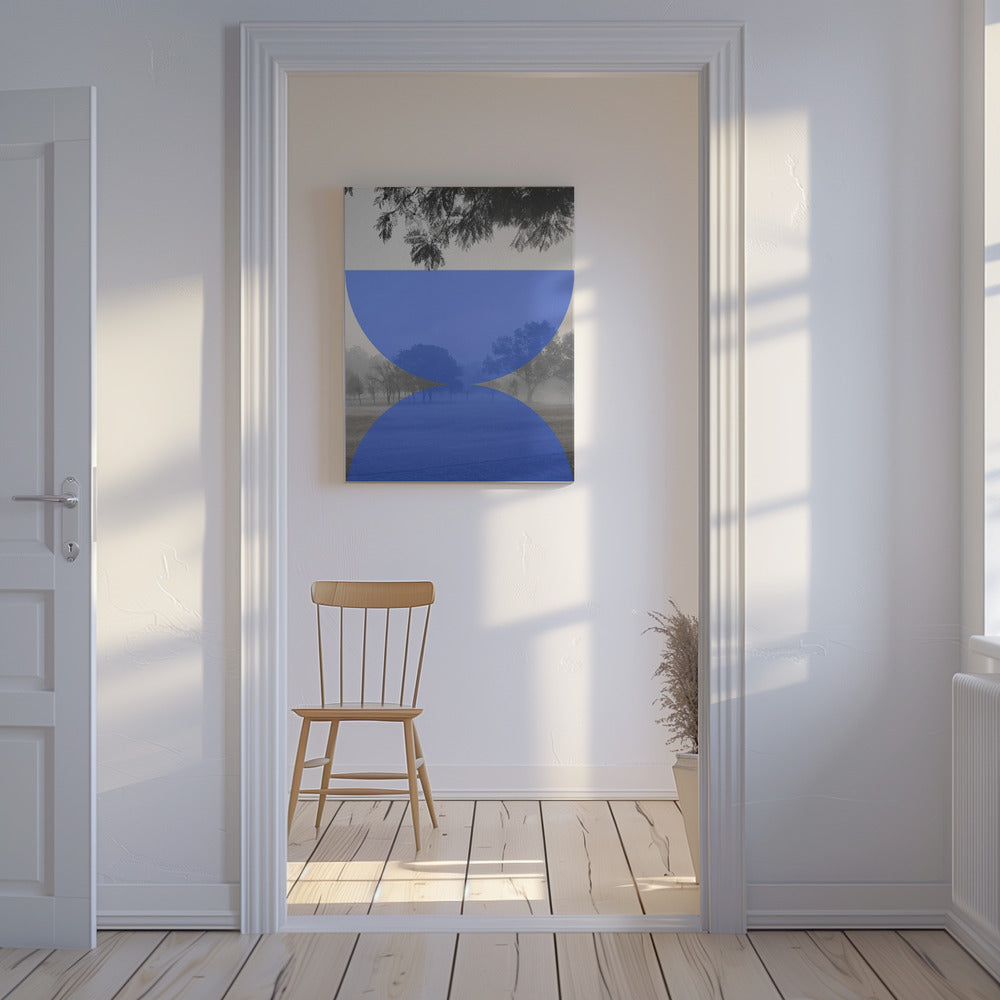 Misty Blue Horizon | Canvas