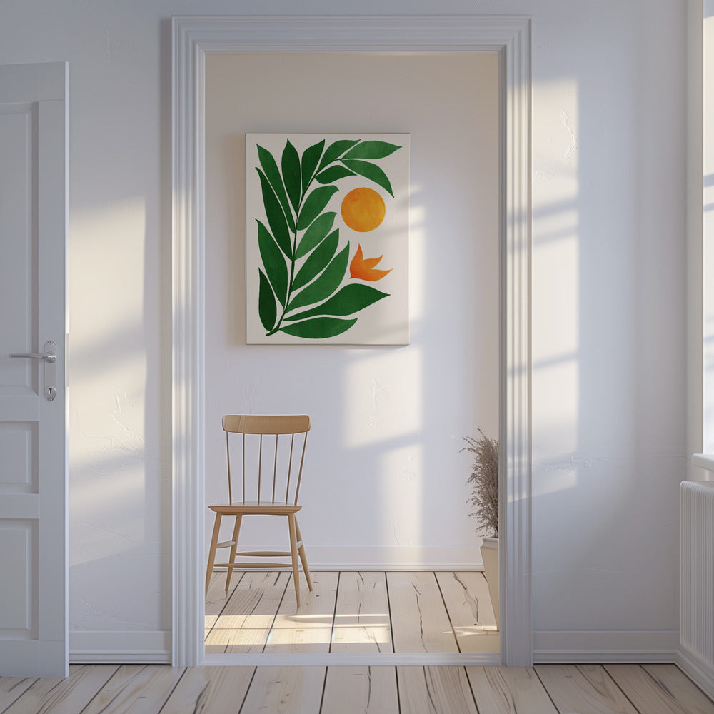 Tropical Forest Sunset | Canvas