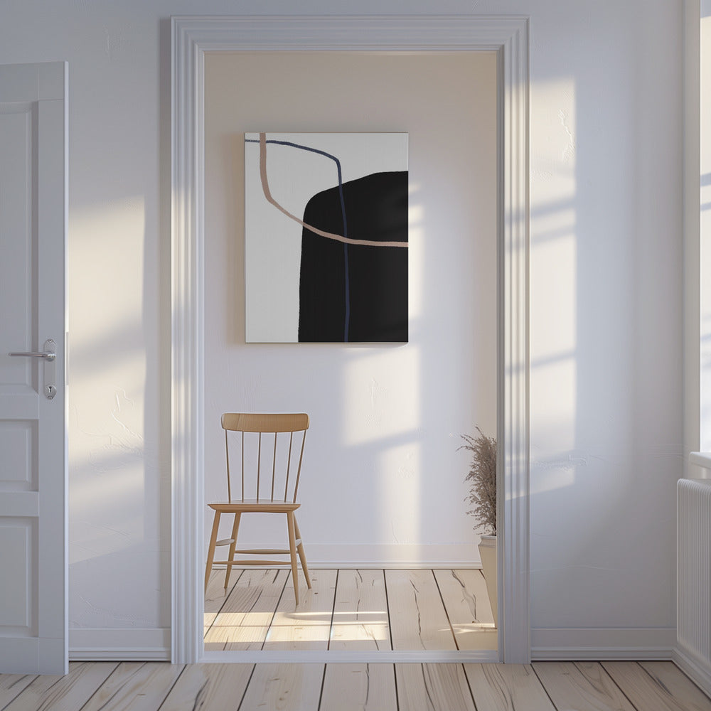 Curved Lines Harmony | Canvas