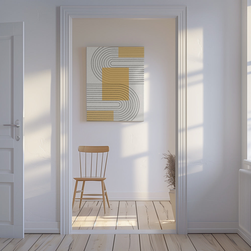 Curved Harmony | Canvas