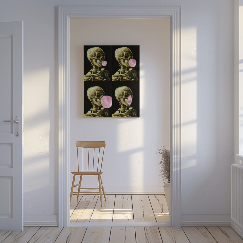 Skull Gum Explosion | Canvas