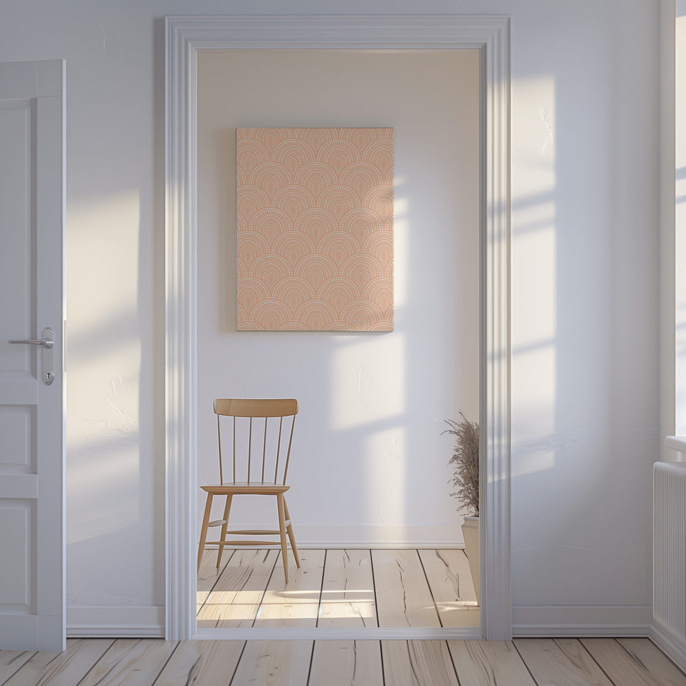 Dotty Peach Fuzz | Canvas