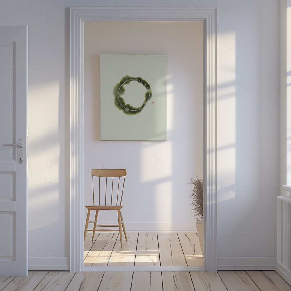 Circle N°1 | Green | Canvas