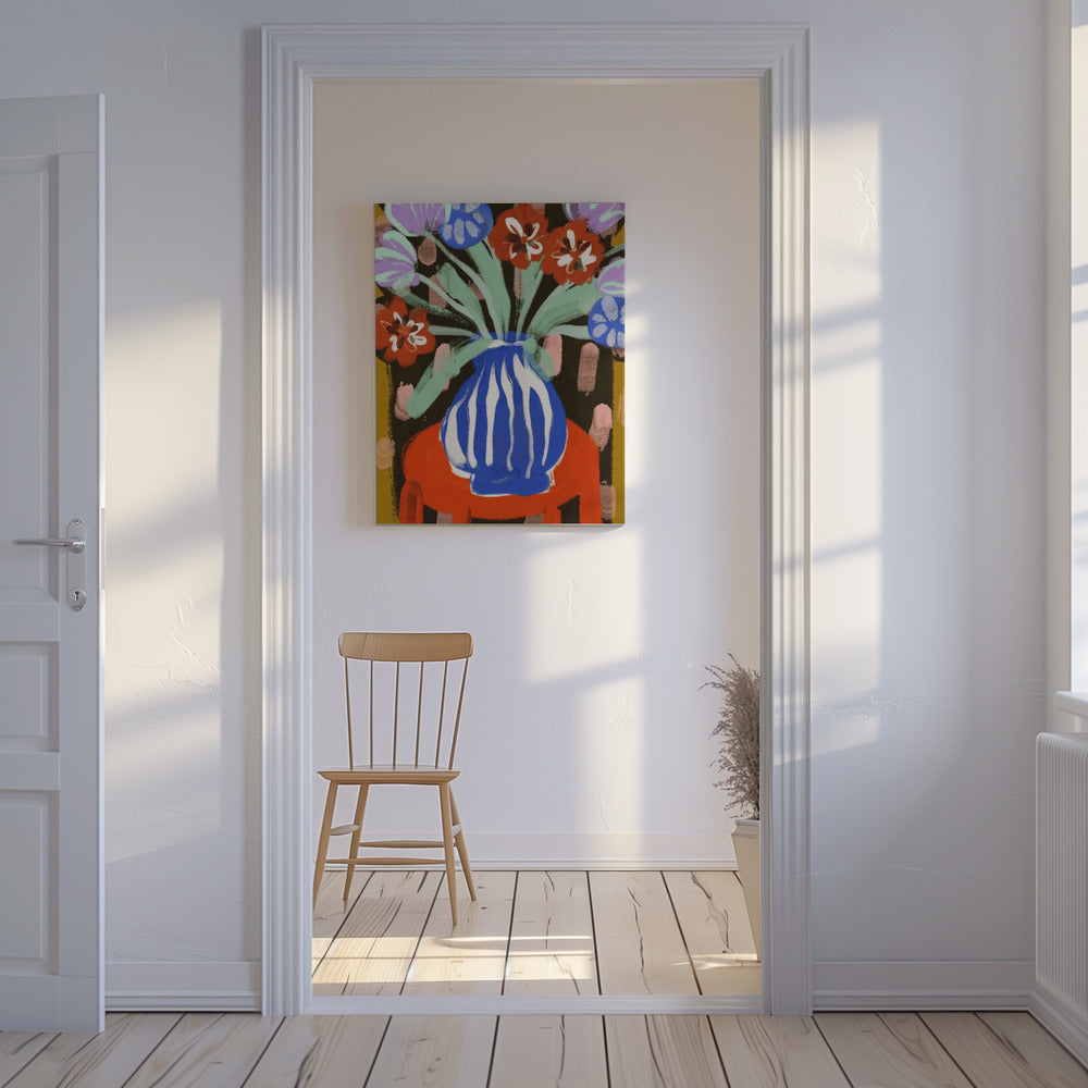Vase of Joyful Blooms | Canvas