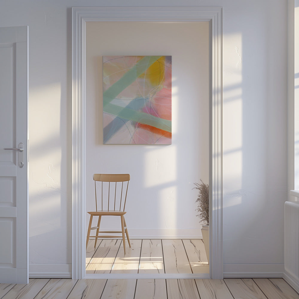 Soft Abstract Shapes 2 | Canvas