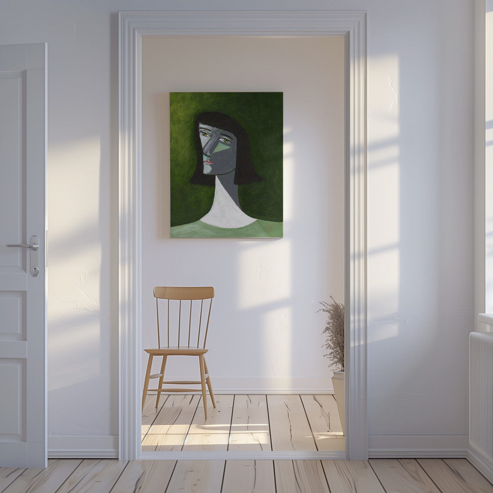 Lady in Green | Canvas