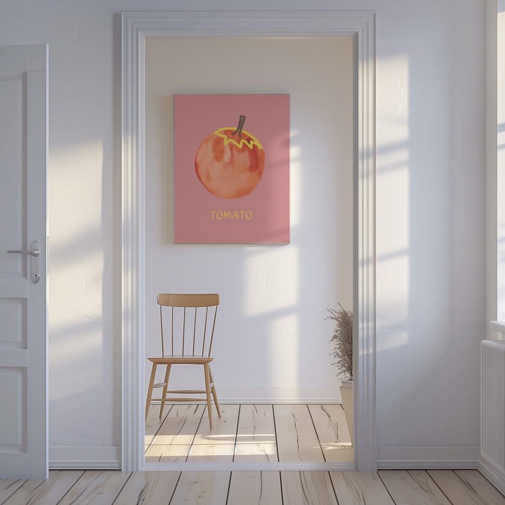 Tomato in Pink | Canvas