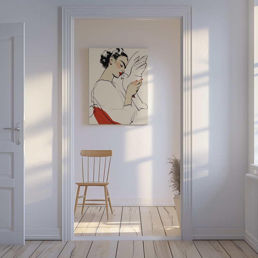 Dove Embrace | Canvas
