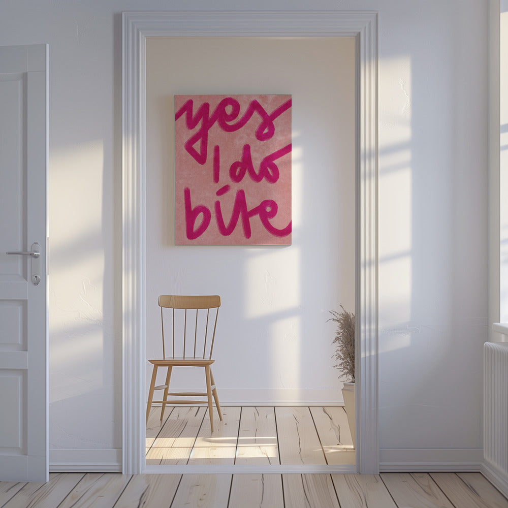 Yes I do bite | Canvas