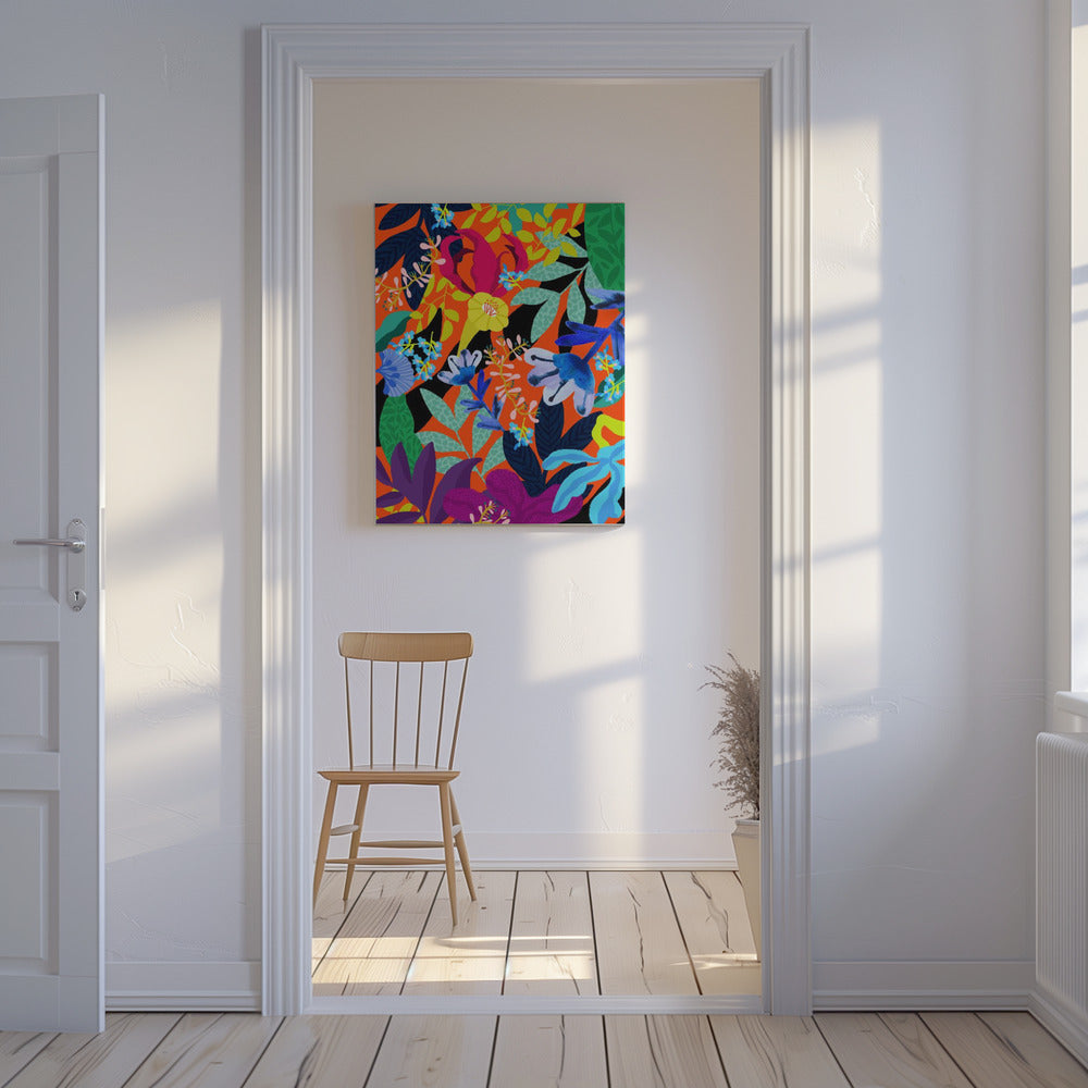 9933x14043 Din 131 Abstract Floral | Canvas