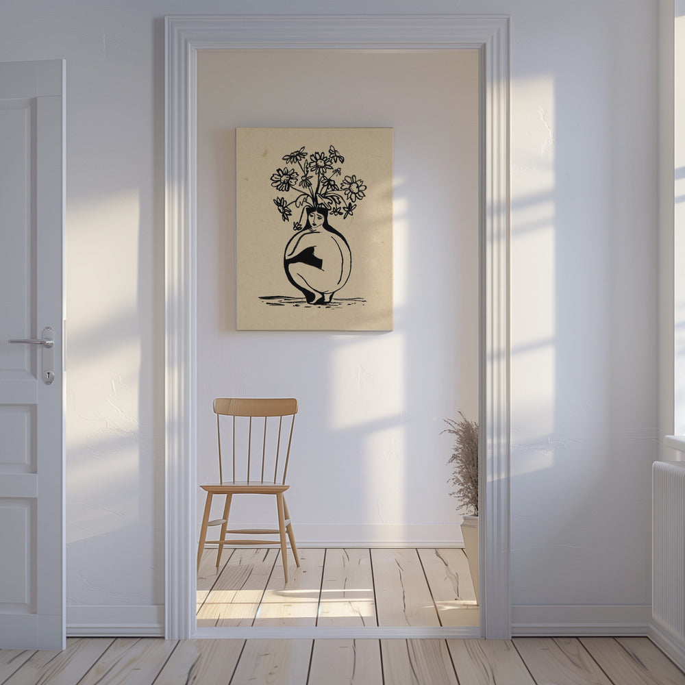 Woman in vase | Canvas