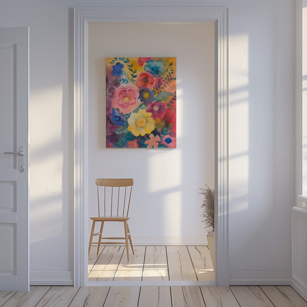 Watercolor Floral No. 6 | Canvas