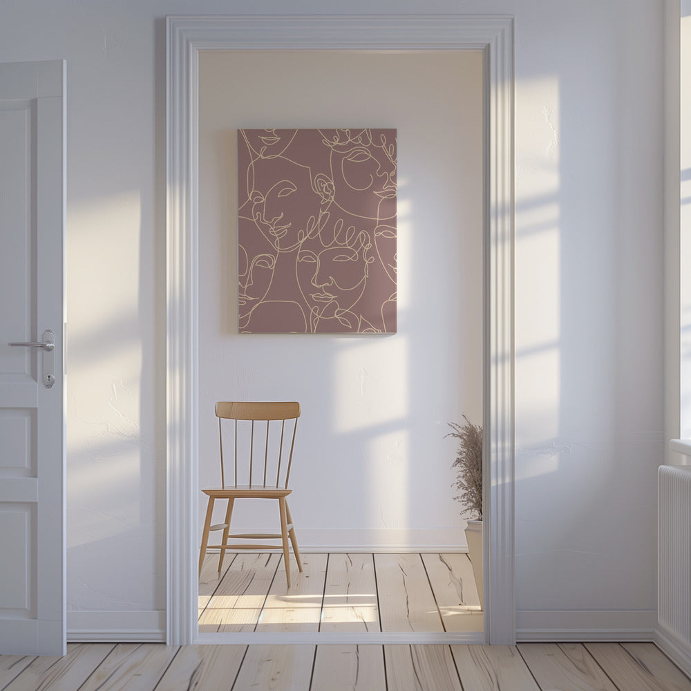 Feminine Patterns Poster 08 | Canvas