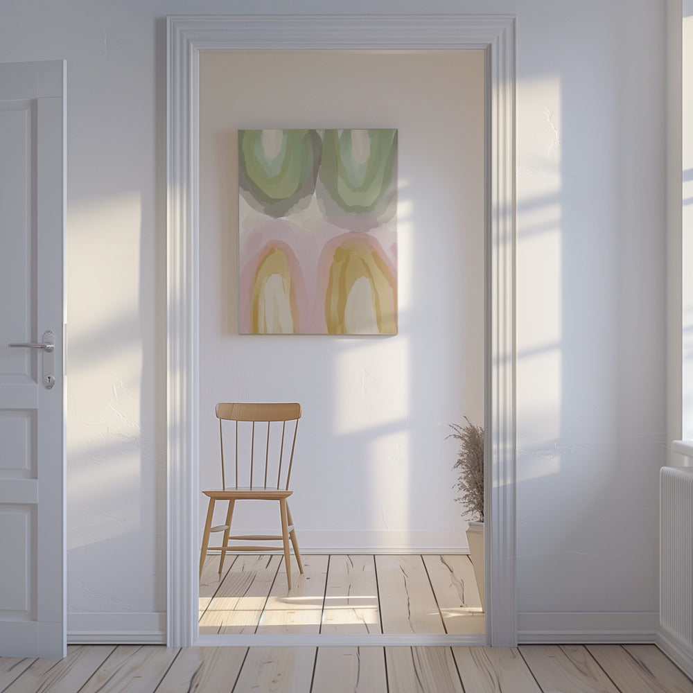 Watercolour Pastel Abstract | Canvas