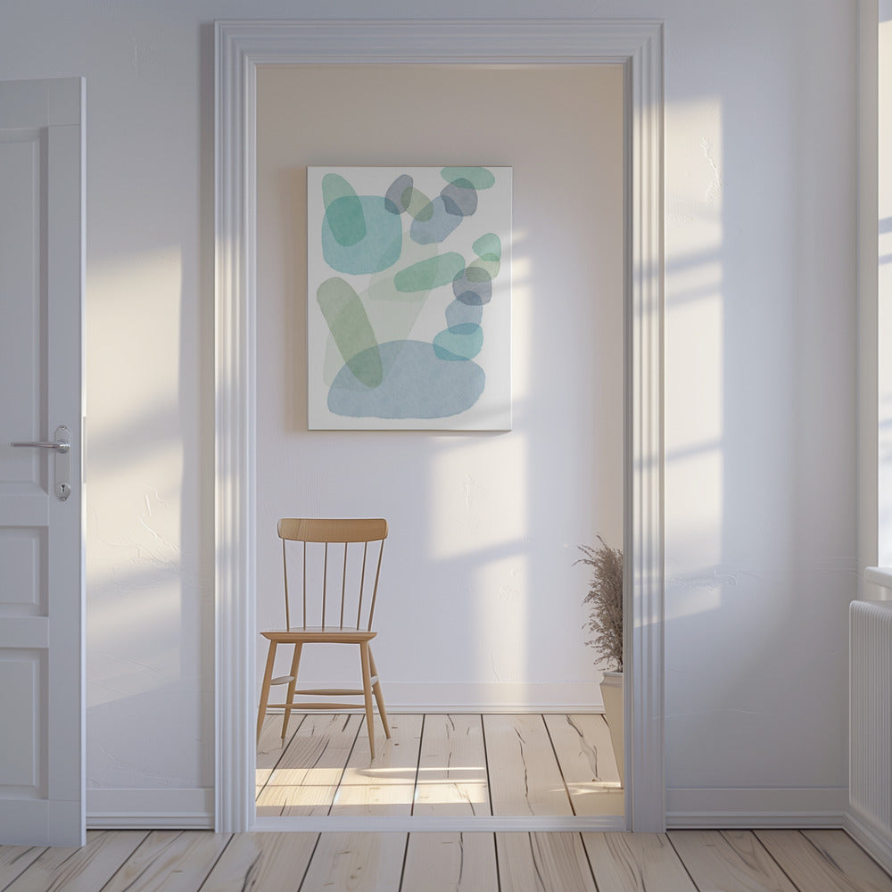 Pastel blobs | Canvas
