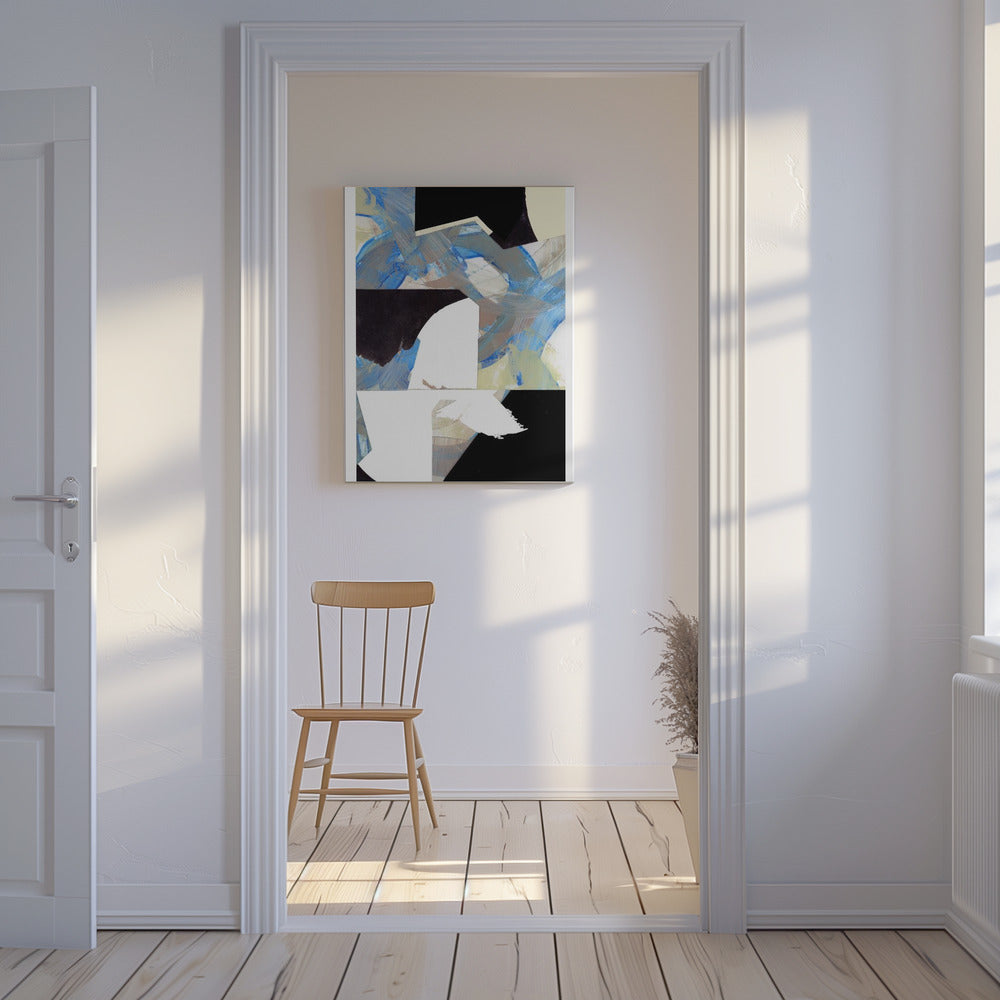 Blue Neutral Beige Black 3 | Canvas