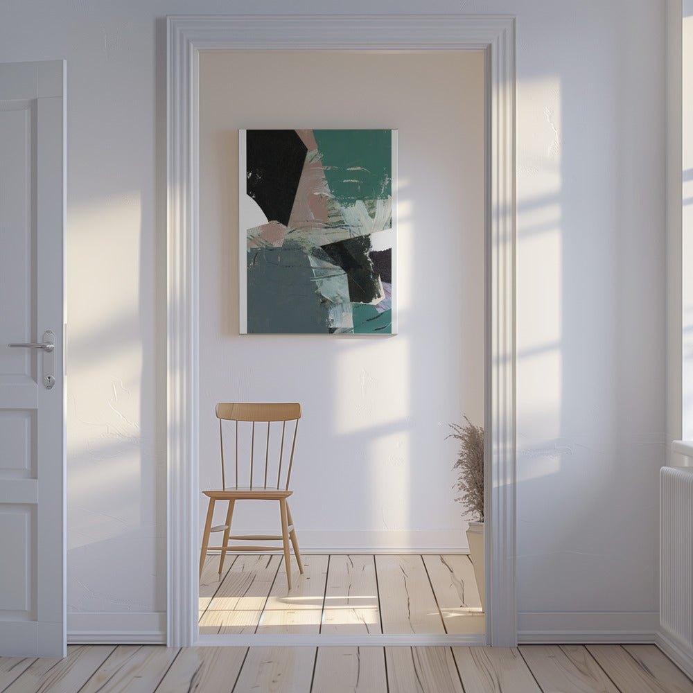 Blue Black Neutral White 3 | Canvas