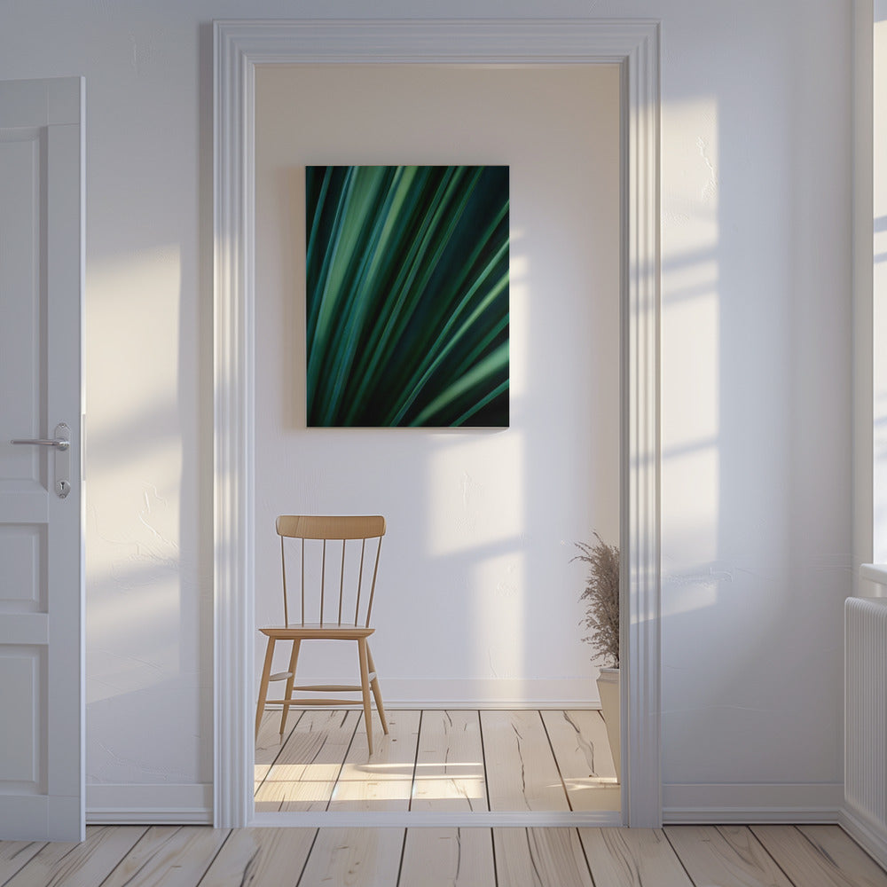 Green Straws 2 | Canvas