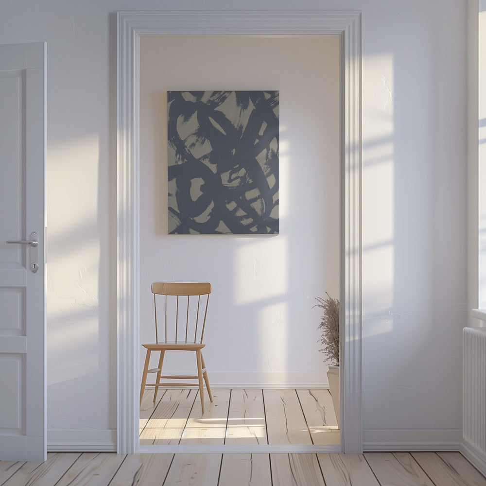 Abstract Brush Strokes 399X | Canvas