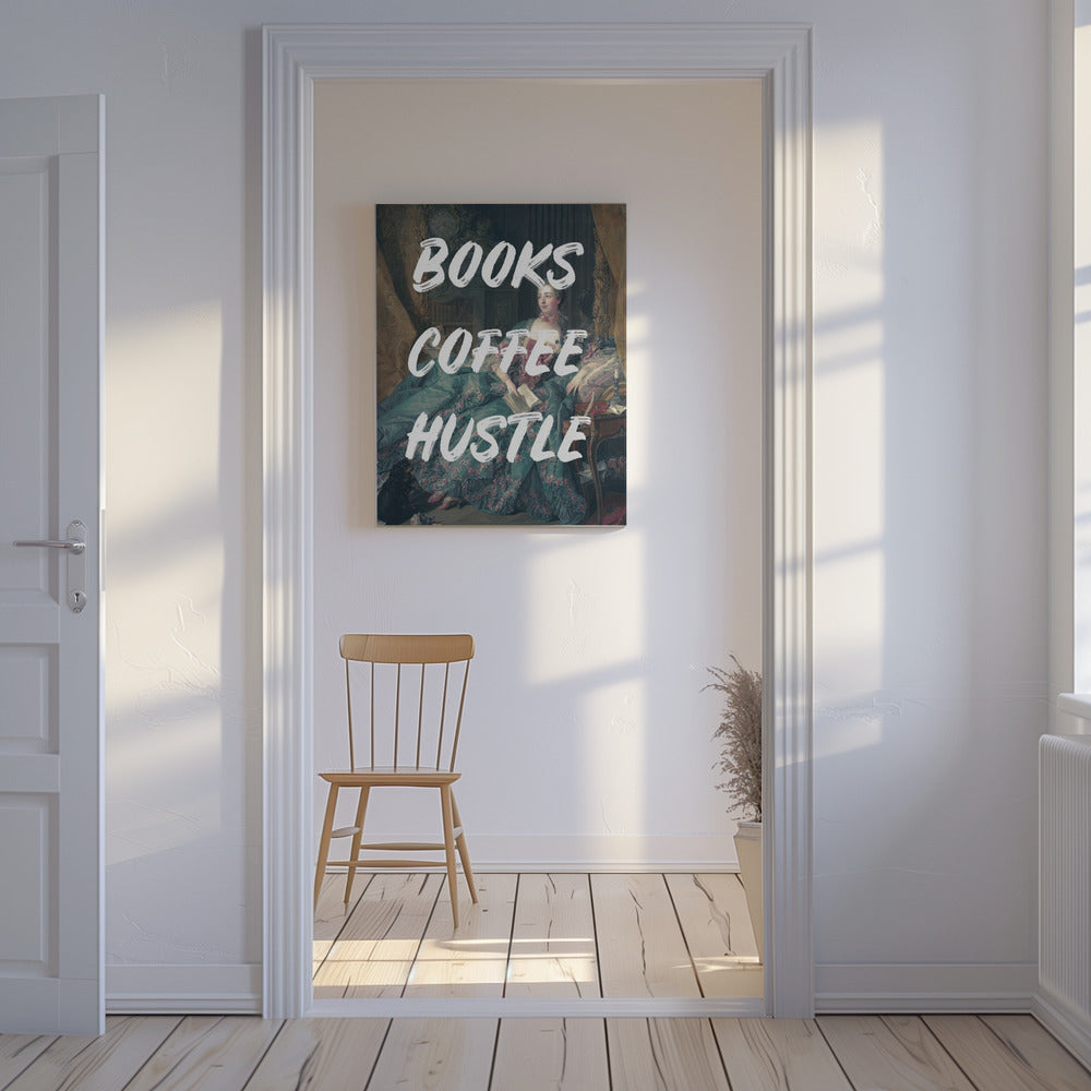 Bookscoffeewhite Ratioiso | Canvas