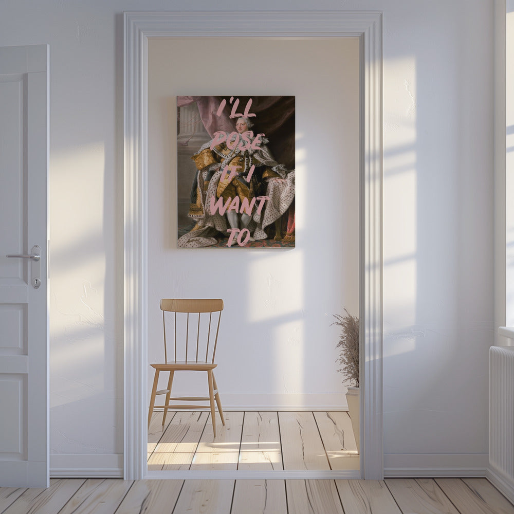 Kingposerpink Ratio2x3 | Canvas