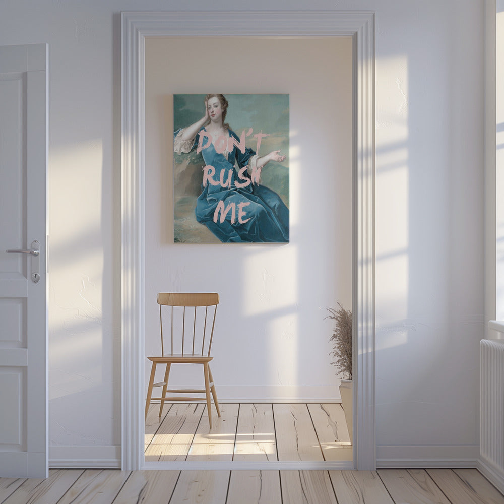 Dontrushmeteal Ratio2x3 | Canvas