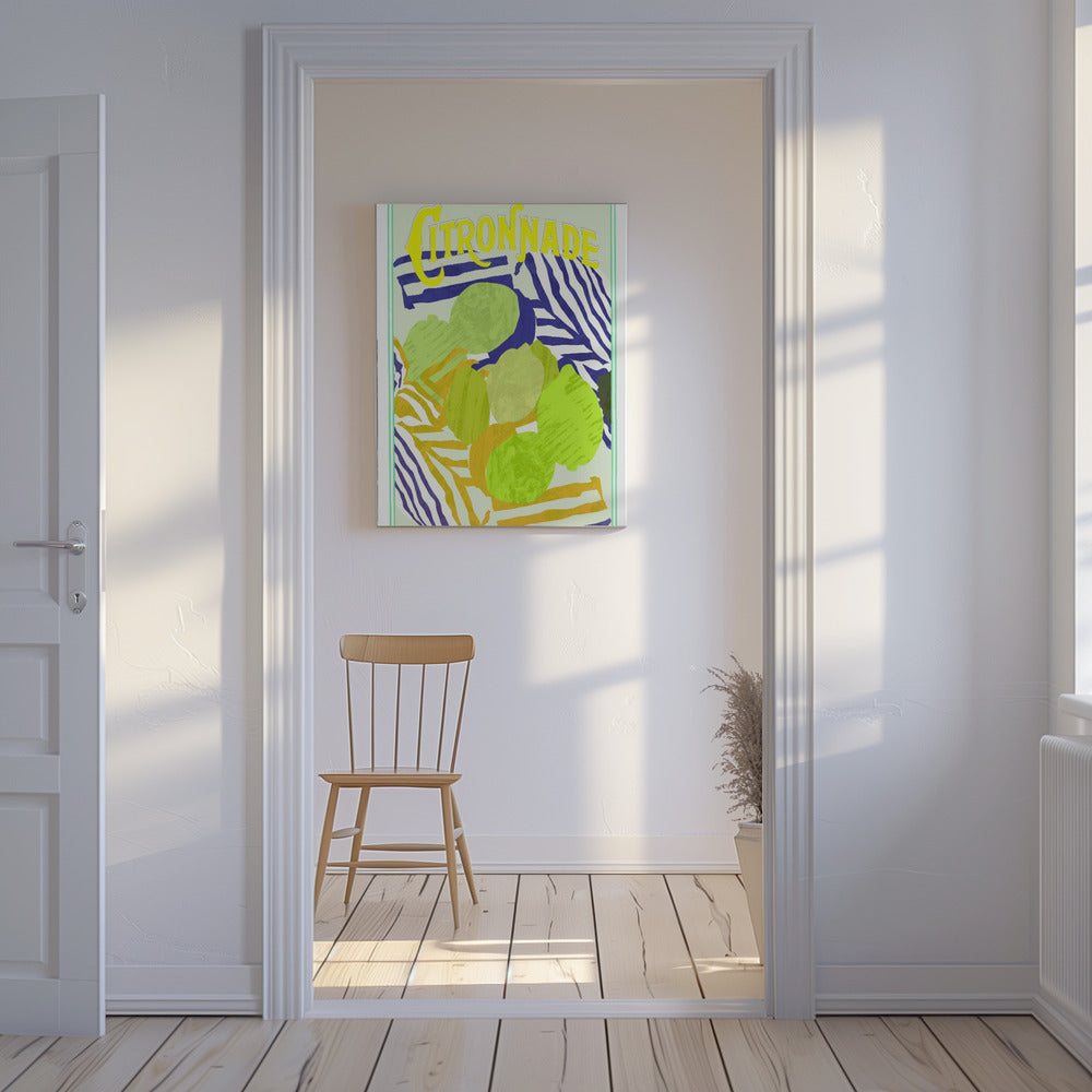 Citronnade Yellow and Green | Canvas