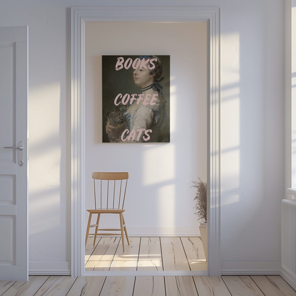 Bookscoffeecats Ratioiso | Canvas