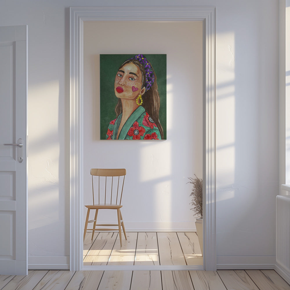 Girl with Hairband | Canvas