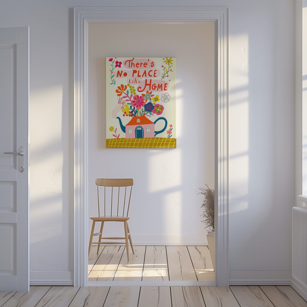 Whimsical Teapot House | Canvas