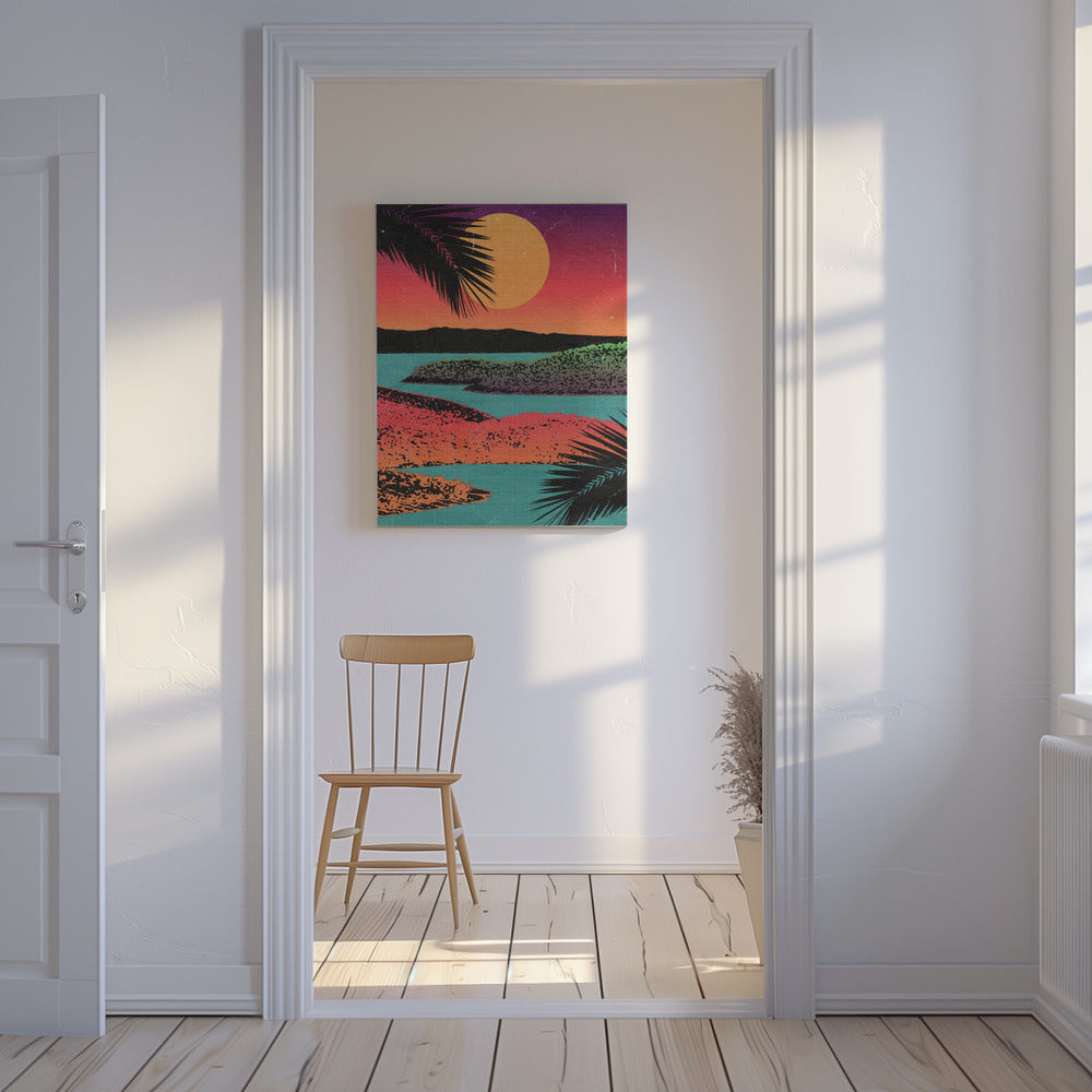 Retro Sunset | Canvas