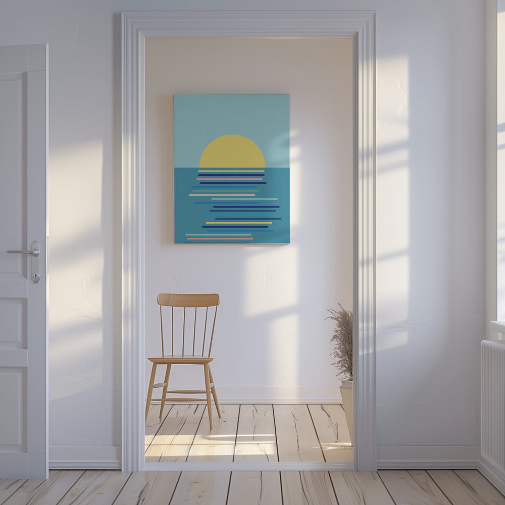 Sunrise In Ahrenshoop | Canvas