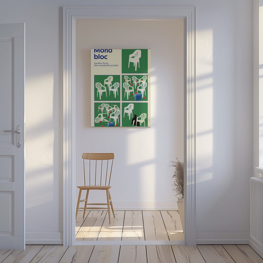 Poster Monobloc Five Squares | Canvas
