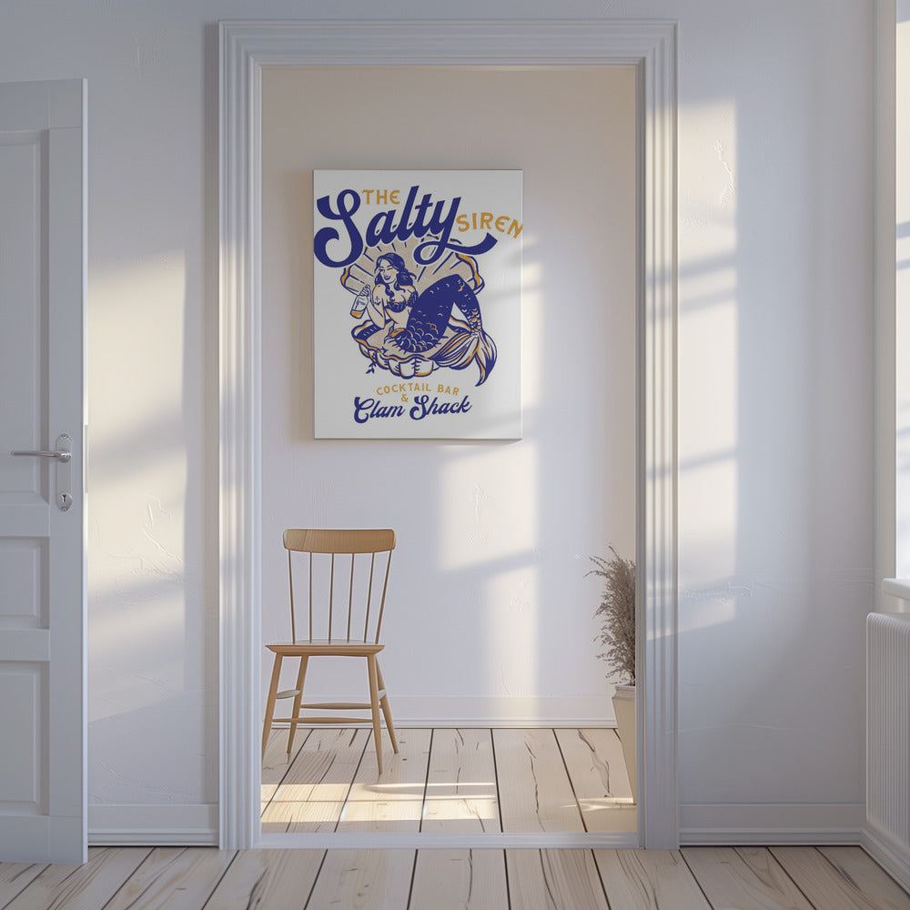 Salty Siren Cocktail Bar & Clam Shack Mermaid | Canvas