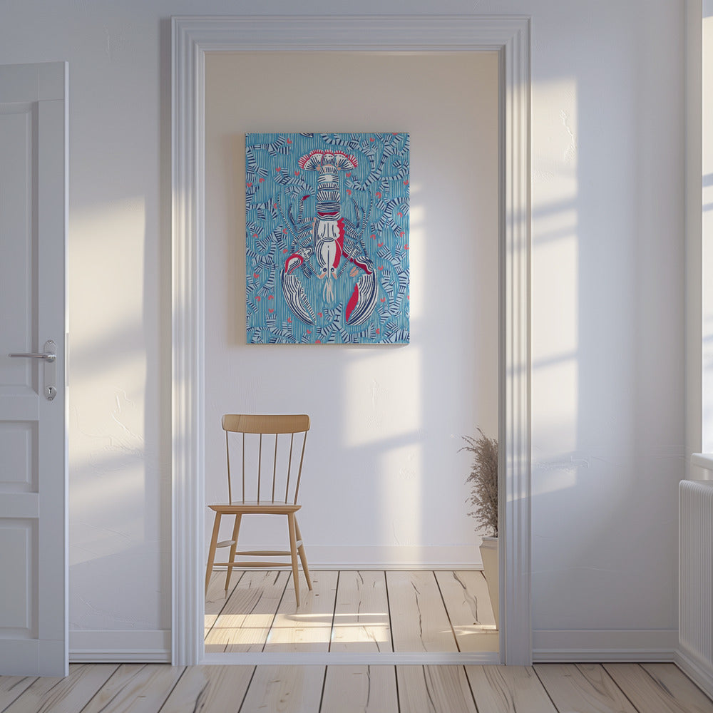 Crustacean Core summer blue | Canvas