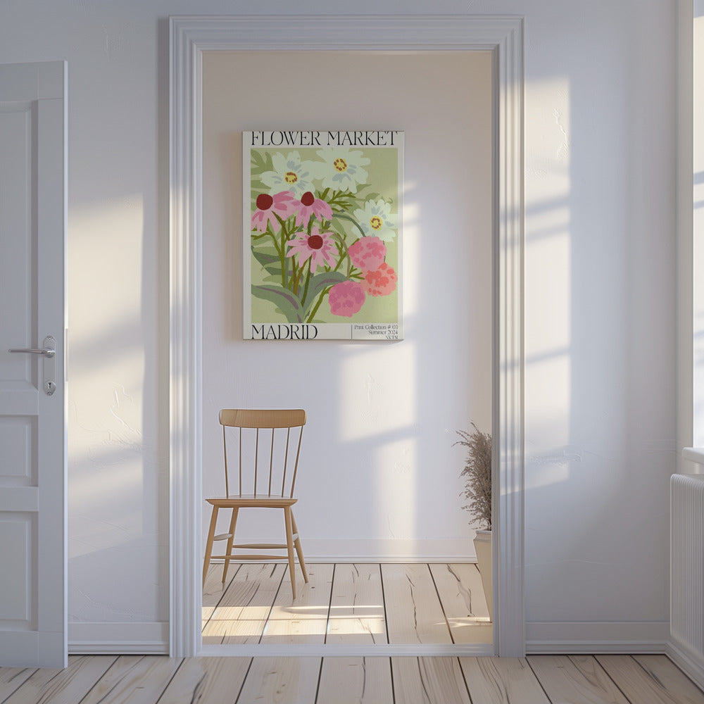 Madrid Flower Market | Canvas
