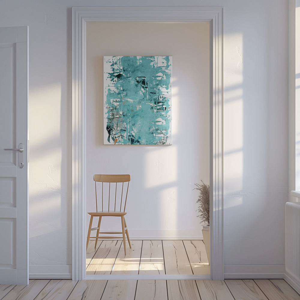 Abstract Neutral Scrapes 3 | Canvas