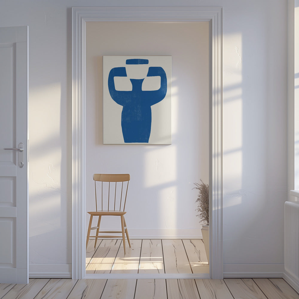 Vase Blue 04 | Canvas