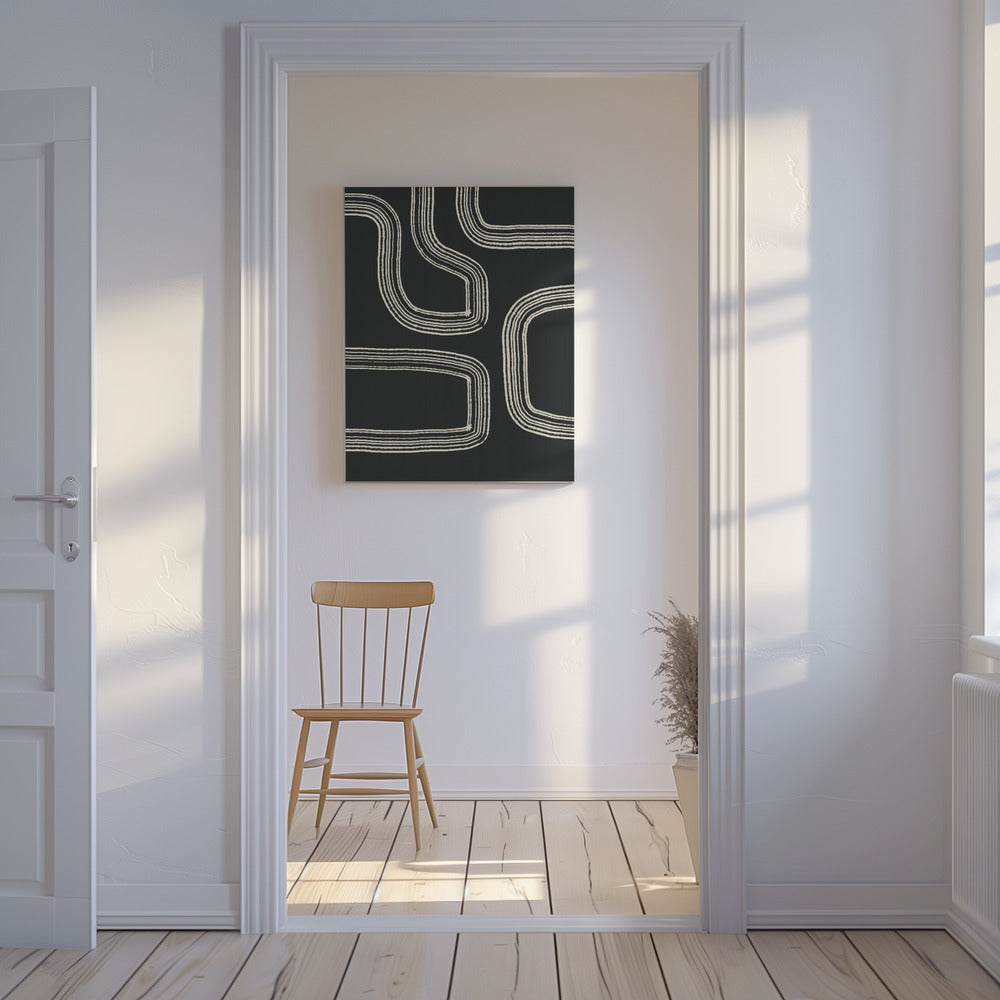 Bold Curved Lines | Canvas