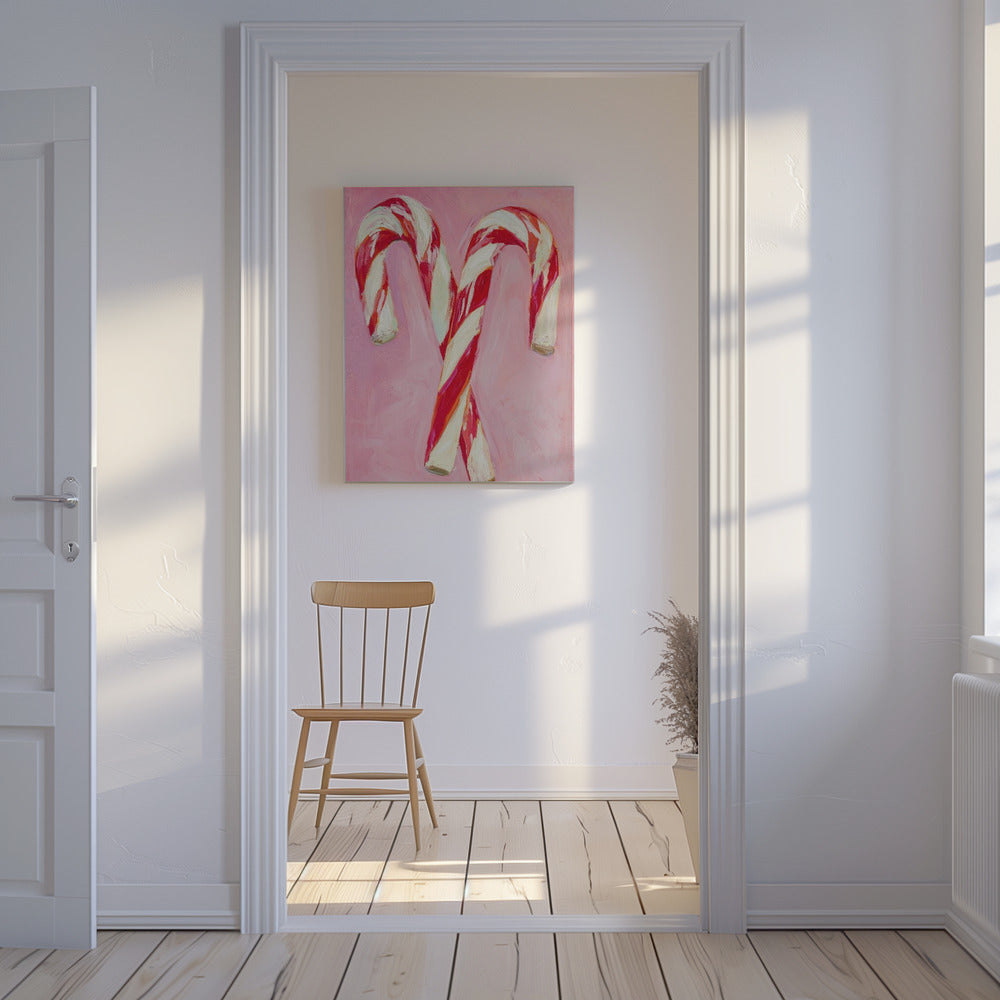 Candy Cane Delight | Canvas