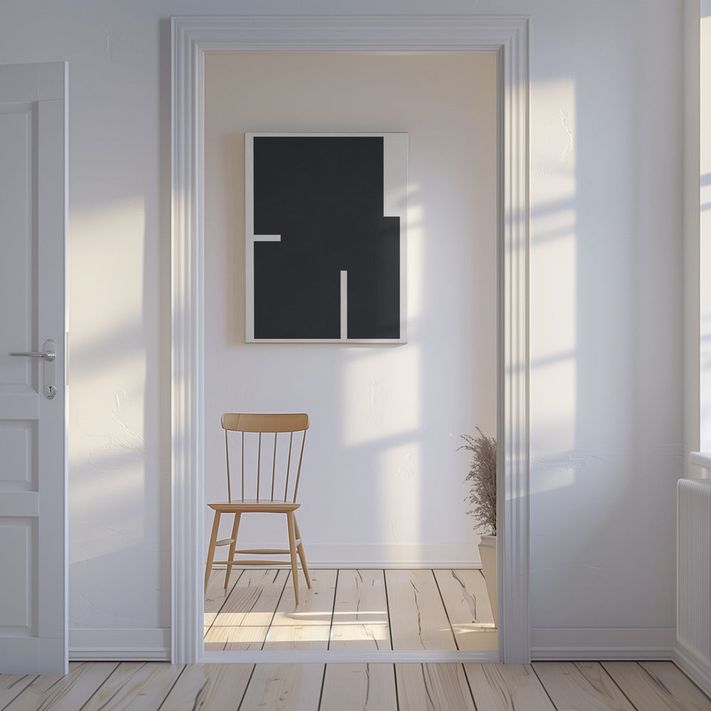 Black and white geometry 4 | Canvas