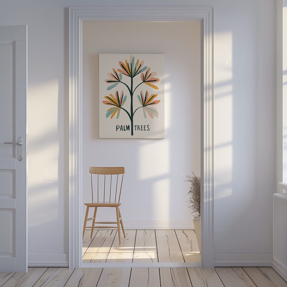 Tropical Brushstrokes | Canvas