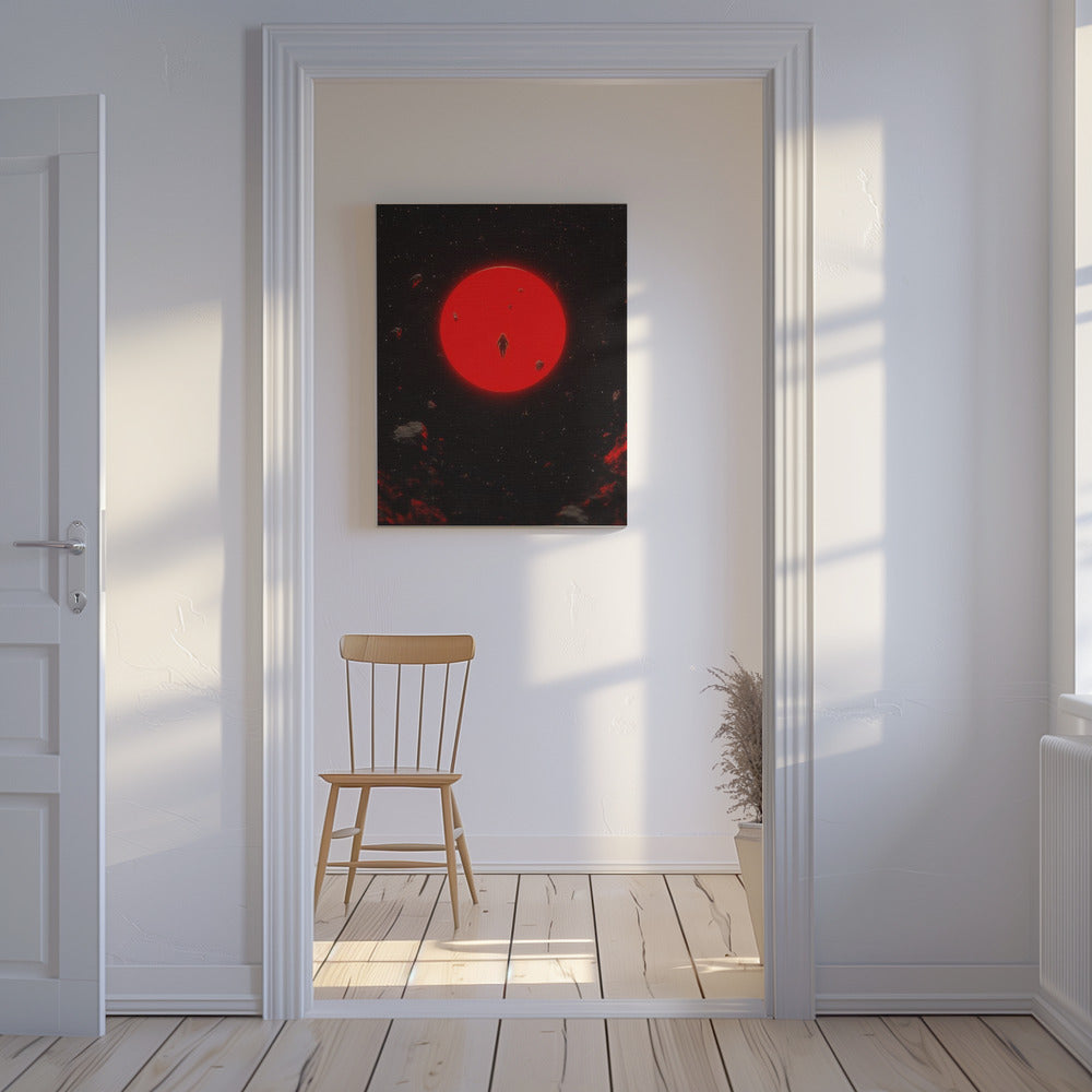 Red Moon | Canvas