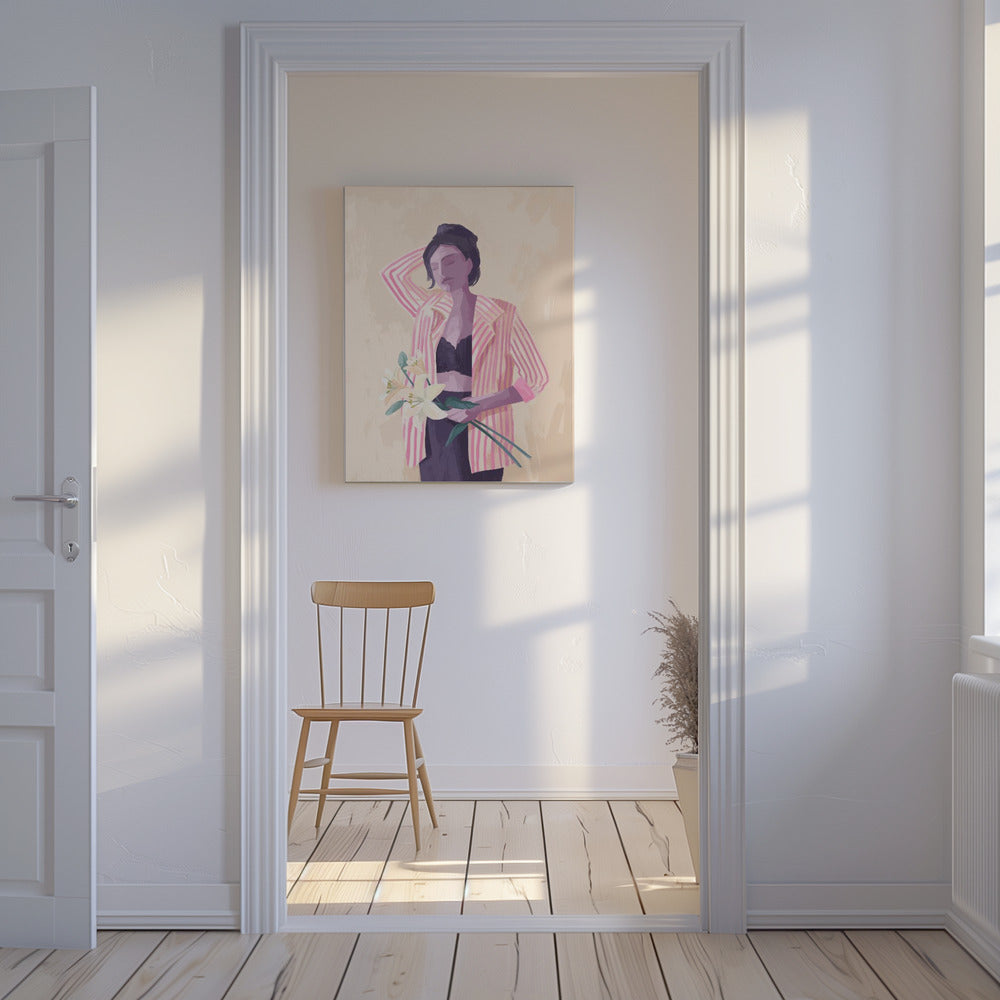 Lilly in a Jacket | Canvas