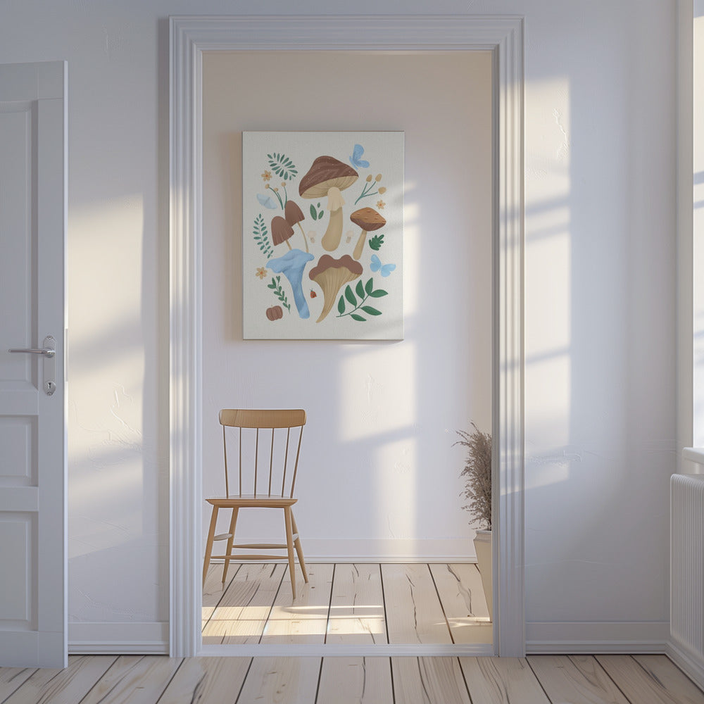 Mocha Fungi | Canvas