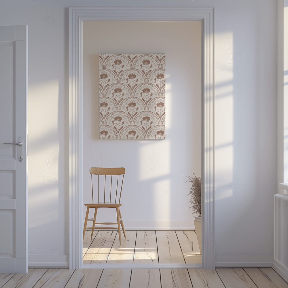 Boho Orchid Tiles Pattern | Canvas
