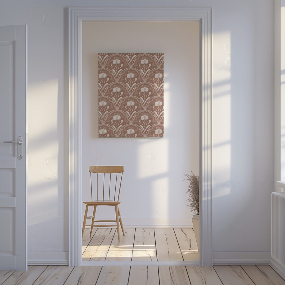 Boho Orchid Tiles Pattern | Canvas
